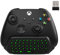 MoKo Mini Tastiera Retroilluminata Verde Compatibile con Xbox One Controller, Xbox Series X/S, 2,4G Ricevitore Wireless con Cuffia e Audio Jack Compatibile con Xbox One/One S/Elite/2, Nero