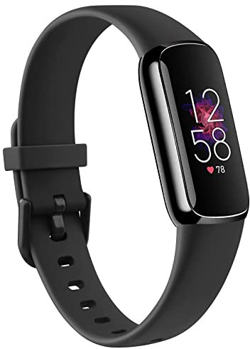 Straps for Fitbit Luxe Strap for Women Men, Waterproof Soft Strap Replacement for Fitbit Luxe/Luxe Special Edition Fitness Tracker (S 5.5-7.1, Z-Black)