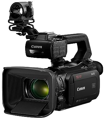 Canon XA70 Pro Camcorder 1 4K UHD CMOS Sensor, Dual-Pixel CMOS AF, 15x Optical Zoom, 600x Digital Zoom, Image Stabilization, HDMI, USB Live Streaming, Time Stamp On-Screen Disp. Recording, XLR Inputs