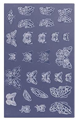 3D Butterfly Embossing Nail Art Silicone Mold Nail Decorative Mould for Nail Manicure Nail Art Making Tool Silicone Carving Mould