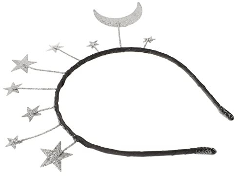 VALICLUD 1stk Sterne Mond Haarband Discokugel-Stirnband Neues Jahr Haarband Sonne Stirnband Ausgefallene Kopfbedeckungen Neujahr Haarband Sonne Und Mond Kostüm Perücke Damen rutschfest