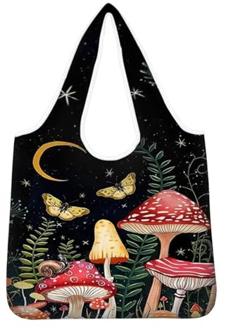 chaqlin Animal Brown Horse Einkaufstaschen mit Griff Faltbare Wiederverwendbare Lebensmittel Tote Bags,Umweltfreundliche Reise Recycle Einkaufstaschen Einkaufstaschen Passend in Tasche