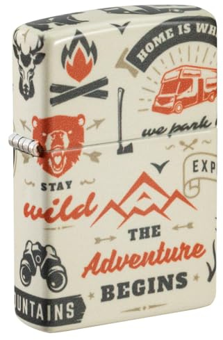 Zippo Sturmfeuerzeug - Outdoor Adventure, 540°, Color Image - Nachfüllbar - Wiederverwendbar - Windfestes Design - Geschenkbox - Made in USA