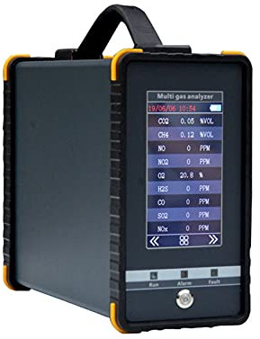 Detector de fugas de gas portátil Detector De Múltiples Gas Compuesto, Instrumento De Detección De Gas Tóxico Industrial, Monitoreo Ambiental VOC Analizador Detector de gas para detectar(16 in 1 gas a