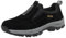BIISDOST Orthopaedic Shoes Men's Slip On Walking Shoes with Arch Support, Lightweight Outdoor Shoes, Lightweight Work Shoes, Trainers, Outdoor Hiking Shoes, Waterproof, Extra Wide Canvas Shoes, black,