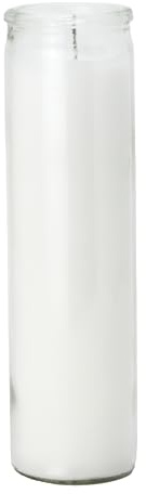 2x8 White Prayer Candle, 7 Day Devotional Religious Candle