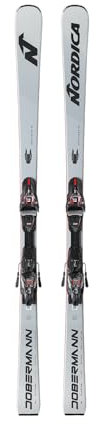 Nordica Ski-Set DOB.multigara DC Fdt + Bindungen Xcell 14 Fdt weiß Herren – Größe 175 – Weiß