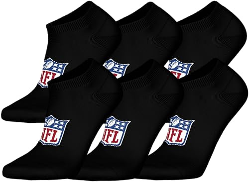 NFL Unisex Nfl Shield 6pk Sneaker Socks Sport socks (6er Pack)