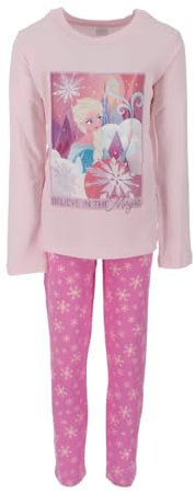 Pigiama per bambine | Disney Frozen e Paw Patrol pigiama per bambini | Set pigiama da bambina nelle taglie da 2 a 8 anni |, Frozen., 6-8 Years