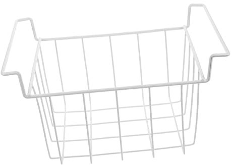 HYTROVE Chest Freezer Organizer Bins Metal Wire Storage Rack Deep Freezer Storage Baskets Hanging Feature
