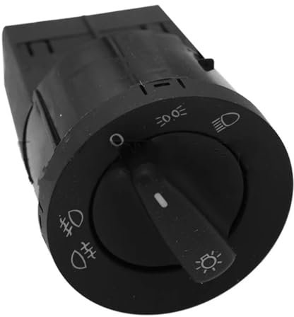 Lichtschalter Scheinwerfer Kompatibel Mit VW Für Lupo 6X1 6E1 Für Bora 1J2 Für Passat Für Variant 3B6 2000–2004, Auto-Nebelscheinwerferschalter, Steuerschalter 1C0941531A