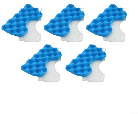 Confezione di 5 o 10 filtri in spugna blu efficientemente progettati compatibili con una gamma di aspirapolvere Samsung (1)