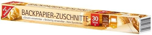 Gut & Günstig 30 Anti-Haft Backpapier-Zuschnitte