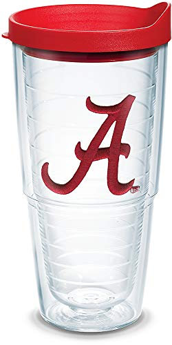 Tervis - Vaso termo con tapa, Tritan, transparente, 24oz