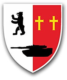 Aufkleber/Sticker PzBtl 73 Panzer Bataillon Cuxhaven Altenwalde Leo 7x6cm A1292