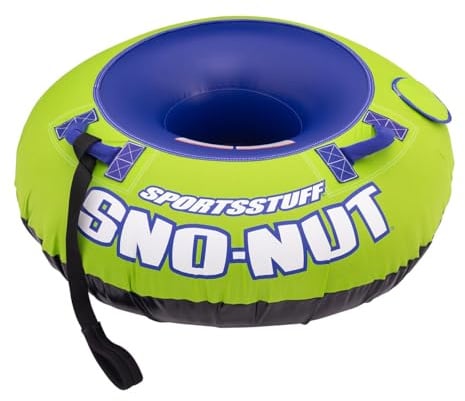 Sportsstuff Sno-Nut Inflatable Snow Tube/Sled with Ultra Durable Nylon Cover