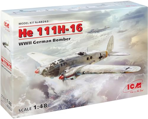 ICM Modellbausatz He 111H-16, WWII German Bomber