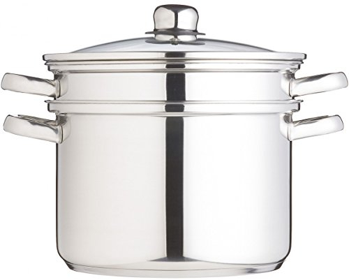 KitchenCraft Olla Multiusos de Acero Inoxidable Clearview de 7,5 L