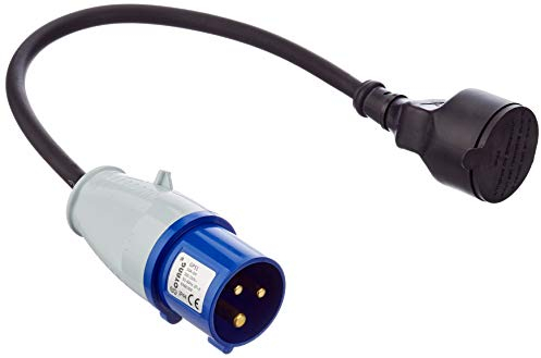 Perel ECEEC3M Kabel Kupplung auf Cee-Stecker, Länge 40 cm