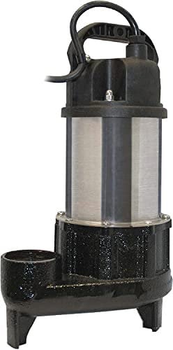 Little Giant WGFP-75 115 Volt, 4890 GPH Stainless Steel and Cast Iron Water Feature Pump with 19-Ft. Cord, Black, 566069