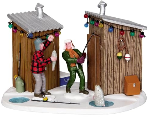 Lemax Weihnachtsdorf Accessoire: freundlicher Wettbewerb, Polyresin
