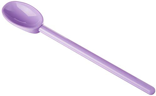 Mercer Culinary Hell's Tools Hi-Heat 12-Inch Glass Reinforced Nylon Mixing Spoon, Purple