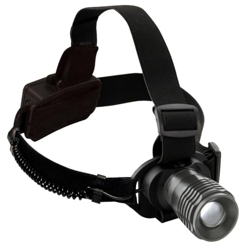 KRAFTWERK 32061 - Linterna frontal LED con zoom