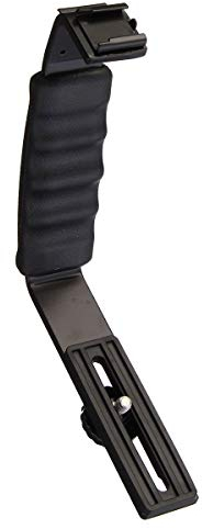 MASUNN Universal Camera Grip L Halterung Mit 2 Side Hot Schuh Mount Video Light Flash DSLR-Halter Camcorder