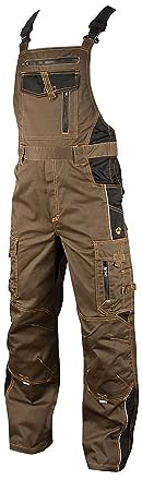 Arbeitslatzhose Sicherheitshose Arbeitshose Kombihose Latzhose (VIS-LAT-TERMAC) (46)