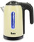 TM Electron TMPKT010C hervidor de agua eléctrico de 1 litro de capacidad, 1.500w, indicador LED, base 360º y doble sistema de seguridad, color crema