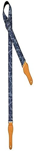 Ortega Guitars Ukulele Gurt Verstellbar - Spring Series - Baumwolle, Blau (OCS-350U)