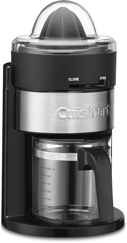 Cuisinart Spremiagrumi con caraffa, CCJ-900P1 elettrico, vetro, nero/argento