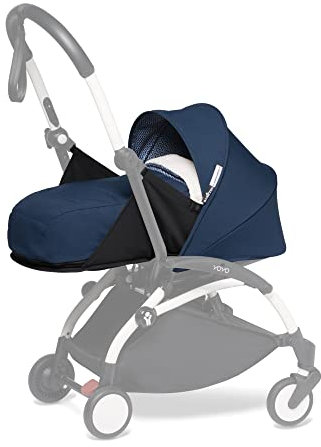 BABYZEN YOYO 0+ Neugeborenen Set, Air France Blue - Inklusive Matratze, Verdeck, Kopfstütze und Fußabdeckung - YOYO2 Kinderwagengestell erforderlich (separat erhältlich)