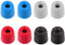 4 paia di cuscinetti di ricambio in memory foam per auricolari in-ear, diametro interno 4,5 mm (piccoli)