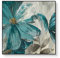 MWMG Acrylbilder Auf Leinwand Handgemalt,Zeitgenössischer Botanischer Stil Grün Blumen Blattgold Textur Große Ölgemälde Kunst Moderne Abstrakte Kunstwerke Leinwand Wandkunst Gemälde Wohnzimmer SCHL