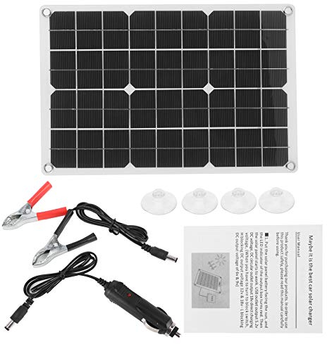 Générateur Solaire Portable, Panneau Solaire Pliant 50W à Cellule Monocristalline Double Chargeur USB pour Chargement Extérieur de Yacht de VR de Voiture autres appareils électriques