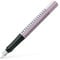 Faber-Castell 140844 - Füller Grip Edition Glam, Federbreite M, pearl, 1 Stück