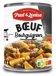 Paul & Louise Boeuf Bourguignon 400g - 100% viande origine France