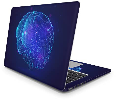 Sticker Master 3D Brain and Programming Protection Decal Full Body Skin (Logo Cut) Compatible with Apple MacBook Pro Air Laptop Sticker MacBook Pro 13-inch Non-Touch Bar 2016-17 A1708