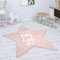 Paco Home Kinder-Teppich Für Kinderzimmer, Junge/Mädchen versch. Designs, Farben u. Größen, Grösse:80 cm Stern-Form, Farbe:Pink 7