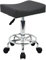 WKWKER Tabouret De Bureau Concave en Cuir PU avec Repose-Pieds Hauteur Réglable par Pivotement Chaise De Spa Chaise De Dessin Salon De Tatouage Tabourets De Bureau Cuisine (Gris)