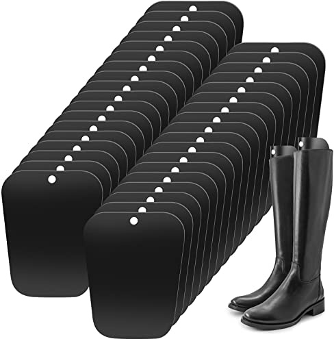 Coume 30 Pieces (15 Pairs) Boot Shapers Form Inserts, 16 Inch, Black