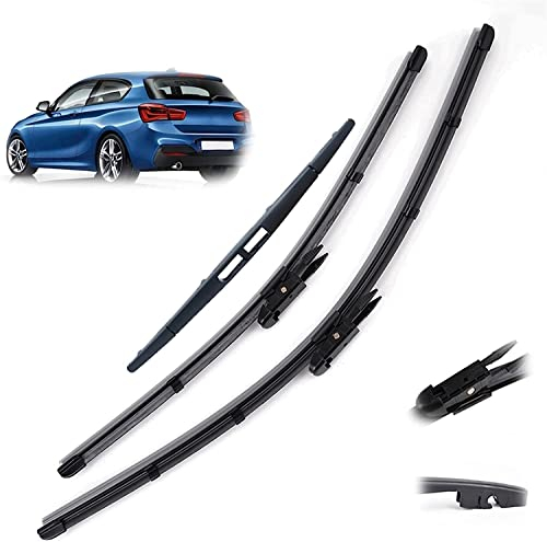 Scheibenwischer für BMW 1er F20 F21 2011 2012 2013 2014 2015 2016 2017, Scheibenwischer Vorne Und Hinten Wischerblätter Set Teile Ersatzwischblätter