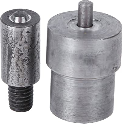 QANYEGN Hand Press Machine Setter, Spring Snap Fastener Button Die, Heavy Duty Hand Press Grommet Machine for Leather Craft Clothing Fabric 5mm