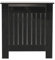 FurnitureHMD High Gloss Radiator Cover Vertical Slat Wooden Cabinet Heating Cover Wall Cabinet for Bedroom,Living Room,Hallway (small size)