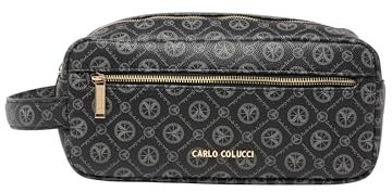 Carlo Colucci Kosmetiktasche Schwarz OS