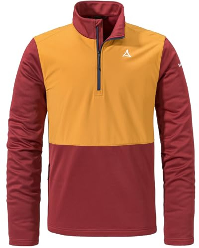 Schöffel Herren Jersey Style Salza MNS, schnelltrocknendes Radtrikot mit Rückentasche, wärmendes MTB Jersey, Funktionsshirt mit integriertem Brillentuch