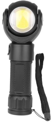 OSALADI 360° Drehbare Taschenlampe Aus Aluminium Keine Batterie Erforderlich Wiederaufladbar Für Notfälle
