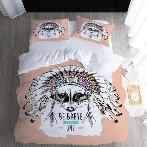 Bettwäsche 220x240cm Graffiti-Kunst Bettwäsche-Sets Abstrakter Maulwurf Reines geeignet für Allergiker, Kinder und Erwachsene mit Reißverschluss Bettwäsche und 2-Kissenbezug 80,80cm