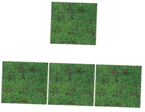 BESPORTBLE 4stücke Künstliche Moosmatte Realistischer Rasenteppich Für Innen Und Außenbereich Pflegeleichtes Für Garten Blumenbeete Miniaturlandschaften Und Bastelprojekte